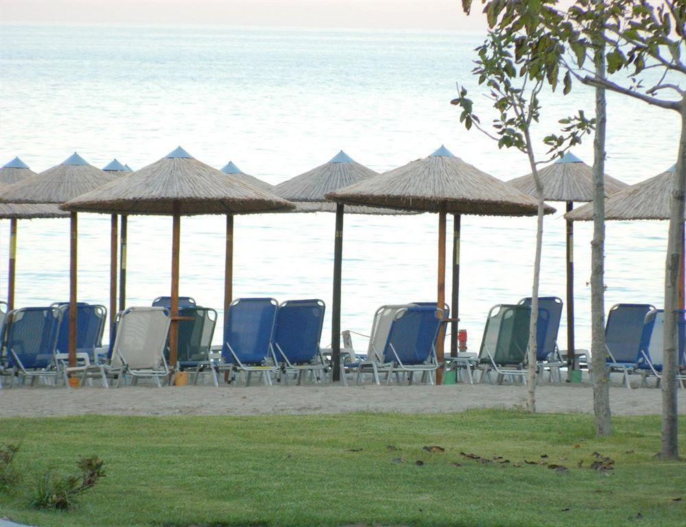 Sun Beach Hotel Platamonas Bagian luar foto